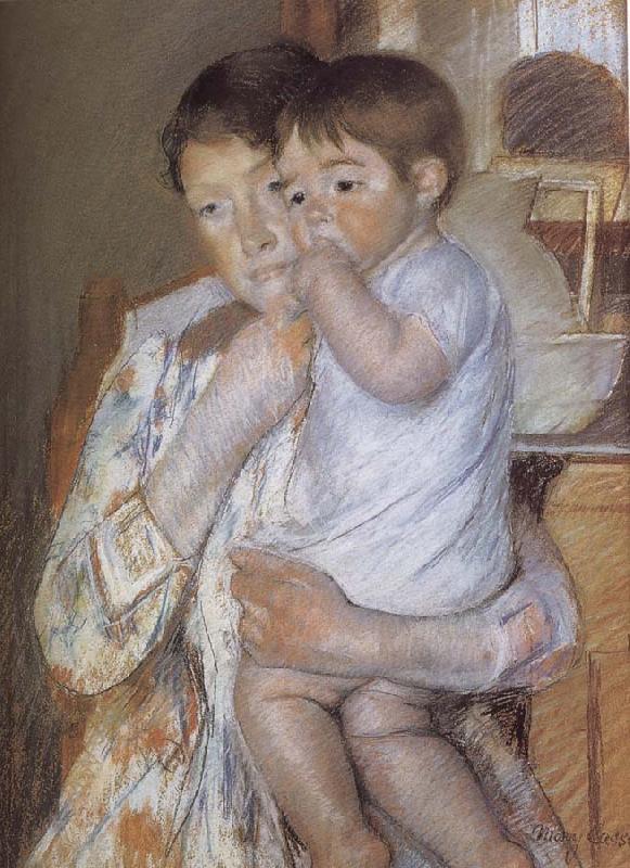 Mary Cassatt Child  in mother-s arm China oil painting art